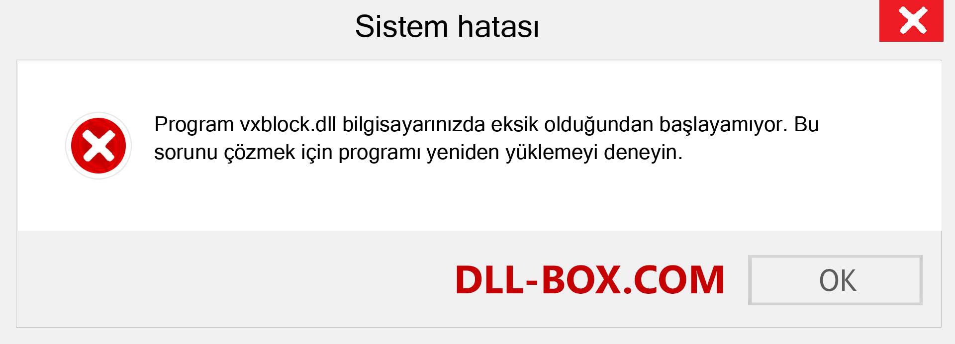 vxblock.dll dosyası eksik mi? Windows 7, 8, 10 için İndirin - Windows'ta vxblock dll Eksik Hatasını Düzeltin, fotoğraflar, resimler